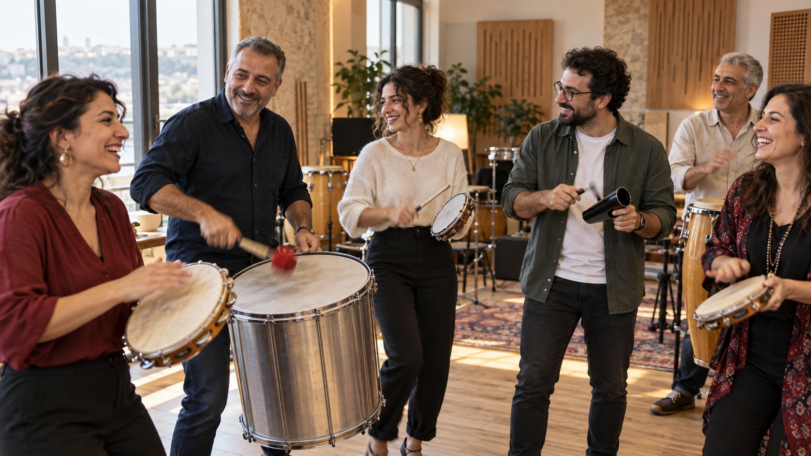 Samba ritim atölyesi
